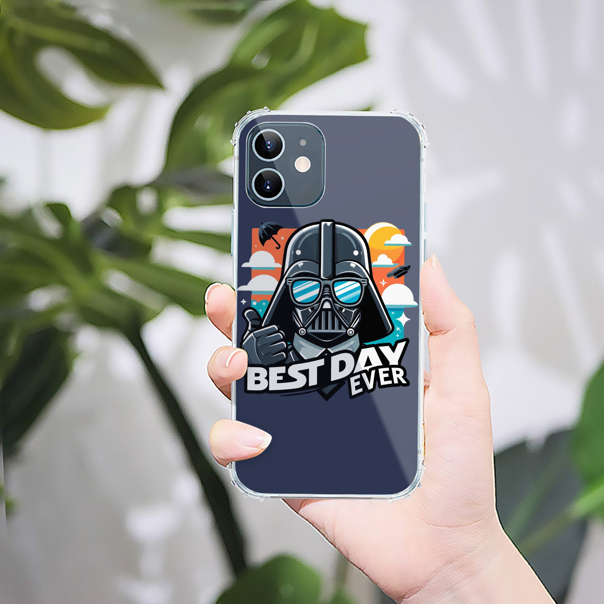 （画像用） スター・ウォーズ Star Wars 【iPhone 12シリーズ対応】透明スマホケース（クリアソフトケース）